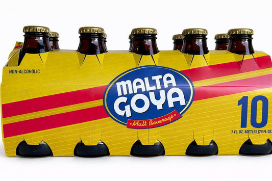 Malta Goya Nonalcoholic Beverage – 10 Bottle Pack