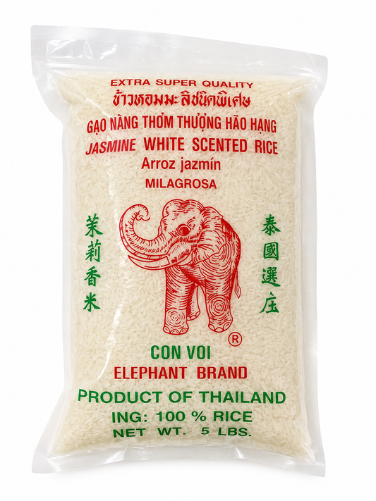 Elephant Brand Thai Jasmine Rice — 5 lb