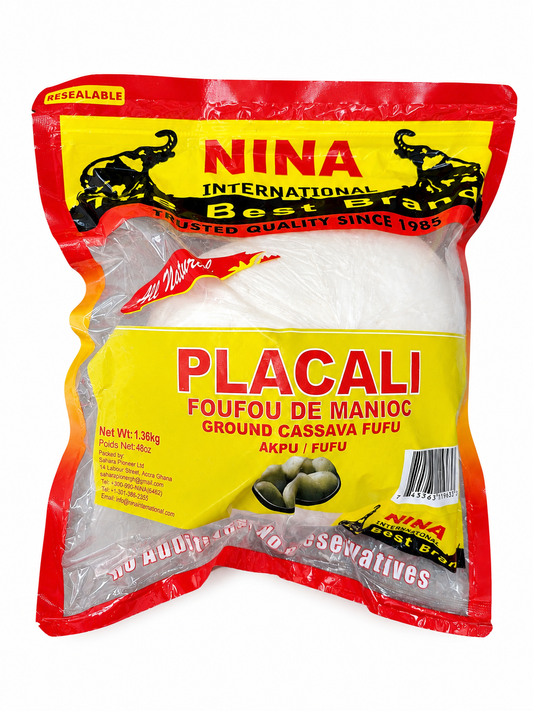 Frozen Cassava Dough (Placali / Fufu)