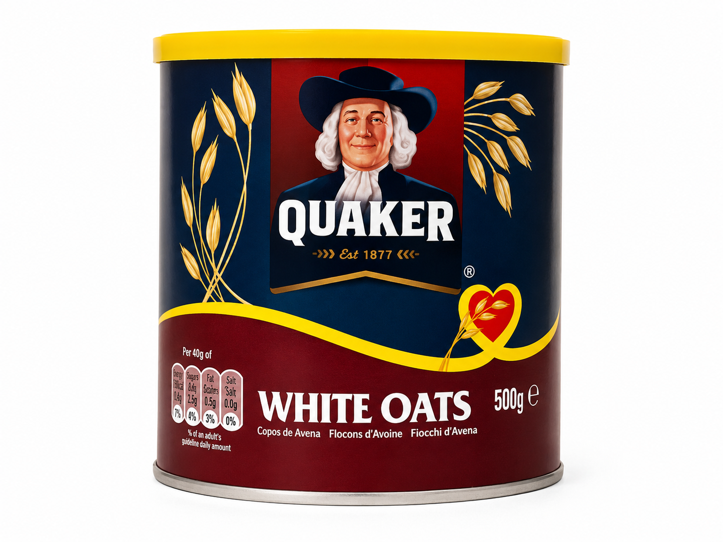 Quaker White Oats — 500g