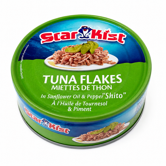 StarKist Tuna Flakes in Sunflower Oil & Pepper — 185g