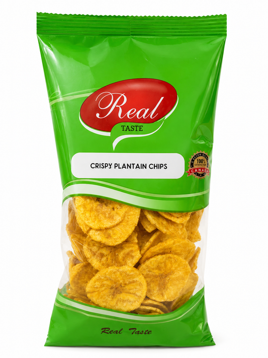 Real Taste Crispy Plantain Chips — 125g